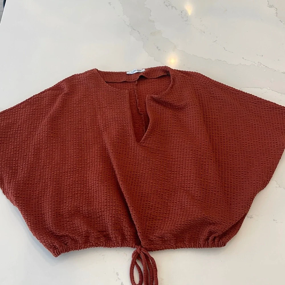 Zara Rust Top - Picture 1 of 4
